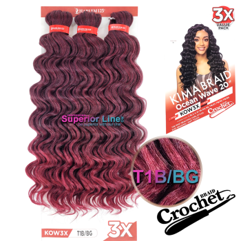 Kima Ocean Wave crochet braids (color T1B/BG)