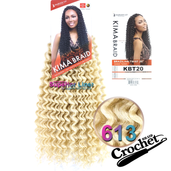 Kima Brazilian Twist Crochet braids extensions (color 613)