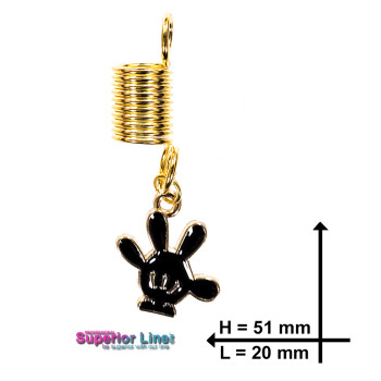 braid Hair Dreadlock metalic accessories 2