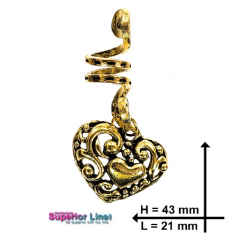 braid Hair Dreadlock metalic accessories 2