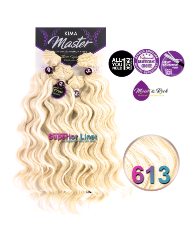 Kima Ocean Wave Master sewing extensions curls (color 613)