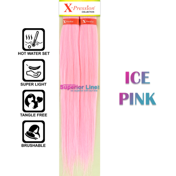 2X X-Pression Ultra Braid Pre-Streched (color ICE PINK)