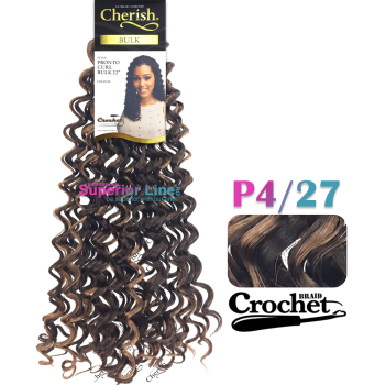 Cherish Bulk Pronto crochet braids (color P4/27)