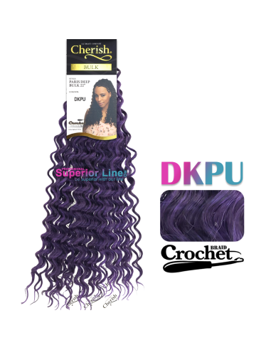 Cherish Bulk Paris Deep crochet braids (color DKPU)