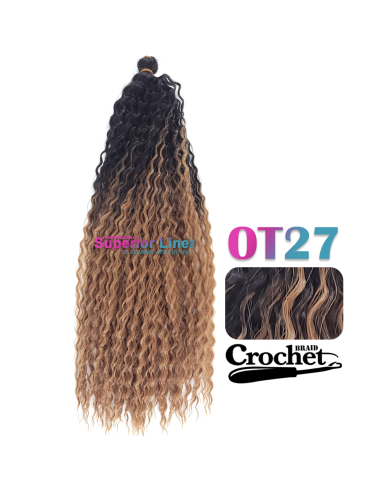 Impression Bulk Brazilian Crochet braids extensions (color OT27)
