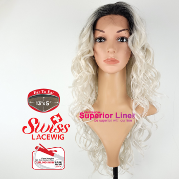 Kima FLS50 wig with lace (color SGDSILVR)
