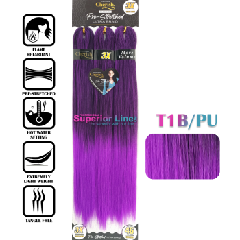 3X Cherish Ultra Braid (color T1B/PU)