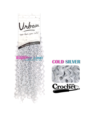 Urban Spring crochet braid (color COLD SILVER)