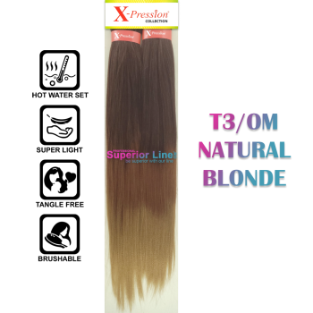 2X X-Pression Ultra Braid Pre-Streched (color T3/OM/NATURAL
