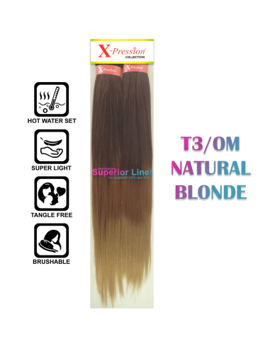2X X-Pression Ultra Braid Pre-Streched (color T3/OM/NATURAL