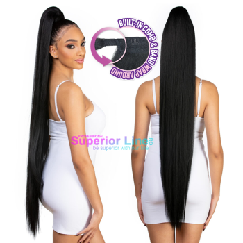 Kima Master Ponytail synthetic hair straight (color 1)