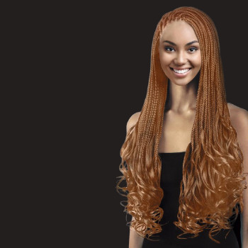 3X Cherish French Curl Braiding (color BLKGLD) 2