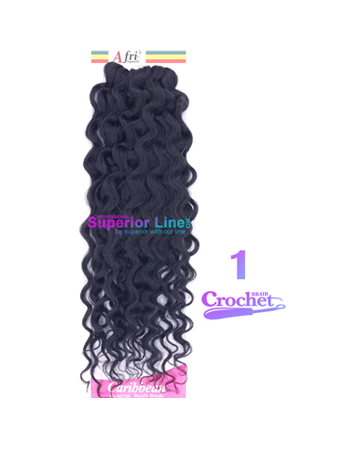 Afri-Naptural Tiara Wave curl crochet braids (color 1)