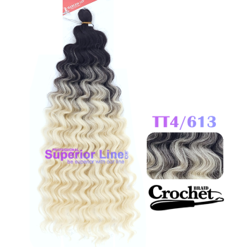Kima Ripple Deep crochet braids (color TT4/613)