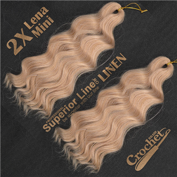 2X Lena SL crochet braid (color LINEN)