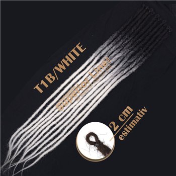 SL Dreads | Dreadlocks extensions (color T1B/WHITE)